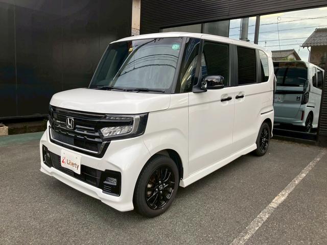 Ｎ－ＢＯＸカスタム Ｌ　スタイル＋ブラック　ナビ　バックカメラ　ＥＴＣ　両側電動スライド　電子パーキング　オートブレーキホールド　アダプティブクルーズコントロール　純正アルミホイール　運転席＆助手席シートヒーター　シートバックテーブル（7枚目）