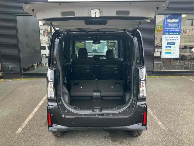 タント カスタムＸ　両側電動スライドドア　クリアランスソナー　衝突被害軽減システム　オートライト　ＬＥＤヘッドランプ　スマートキー　アイドリングストップ　電動格納ミラー　シートヒーター　ベンチシート　ＣＶＴ（13枚目）