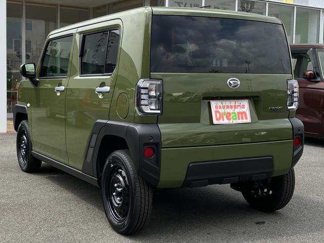タフト Ｘ　助手席エアバック　運転席エアバック　ブレーキサポート　エコアイドル　レーンキープ　ソナー　横滑り防止　スカイルーフ　サイドエアバッグ　Ｂカメラ　ＡＢＳ付き　フルオートエアコン　ＬＥＤヘットライト（36枚目）