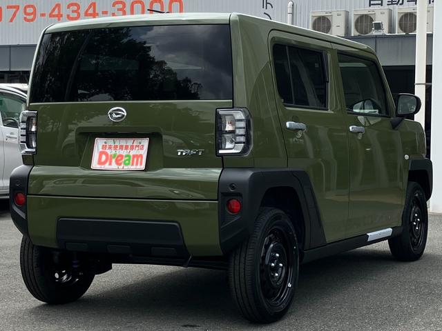 タフト Ｘ　助手席エアバック　運転席エアバック　ブレーキサポート　エコアイドル　レーンキープ　ソナー　横滑り防止　スカイルーフ　サイドエアバッグ　Ｂカメラ　ＡＢＳ付き　フルオートエアコン　ＬＥＤヘットライト（38枚目）