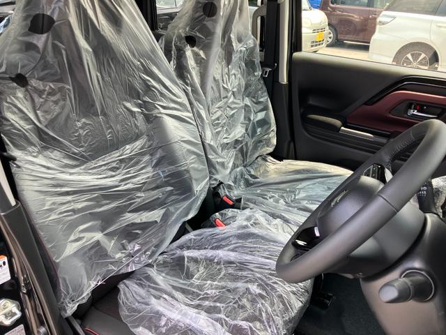 スペーシアカスタム ハイブリッドＸＳ　届出済未使用車　ソナー　運転席シートヒーター　アイドリングＳＴＯＰ　スマートキ　ＬＥＤランプ　横滑り防止　クルコン　衝撃安全ボディー　エアバック　パワステ　ベンチシート　ＡＢＳ　エアコン　フルフラット（17枚目）