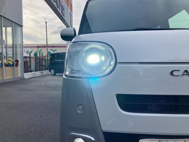 ムーヴキャンバス ストライプスＧ　届出済未使用車　両側電動スライドドア　衝突被害軽減ブレーキ　電子パーキング　オートブレーキホールド　ＬＥＤヘッドライト　フォグライト　運転席＆助手席シートヒーター　ホットカップホルダー　スマートキー（14枚目）