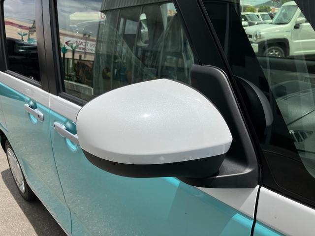 ムーヴキャンバス ストライプスＸ　届出済未使用車　両側電動スライドドア　衝突被害軽減ブレーキ　電子パーキング　オートブレーキホールド　スマートキー　運転席＆助手席シートヒーター　電動格納式ミラー　バックカメラ（16枚目）