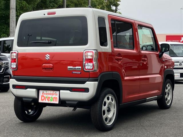 ハスラー ハイブリッドＧ　届出済未使用車　衝突被害軽減ブレーキ　クルーズコントロール　禁煙車　運転席＆助手席シートヒーター　リアセンサー　イモビライザー　電動格納式ドアミラー　スマートキー　パワーステアリング　横滑り防止装置（8枚目）