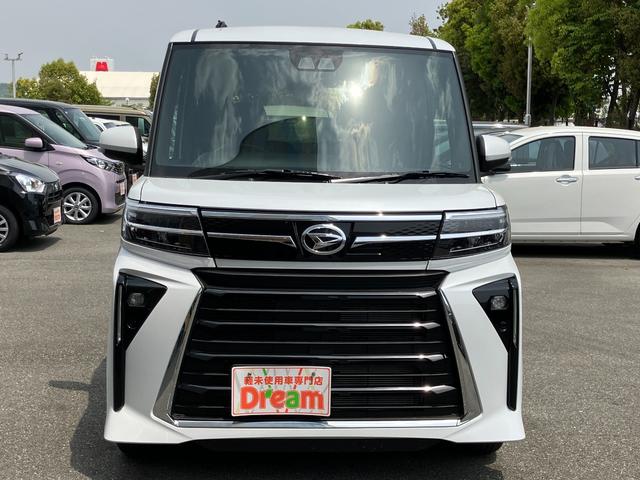 タント カスタムＸ　届出済未使用車　両側電動スライドドア　衝突被害軽減ブレーキ　純正アルミホイール　ＬＥＤヘッドライト　フォグライト　電動格納式ミラー　運転席＆助手席シートヒーター　アイドリングストップ　スマートキー（6枚目）