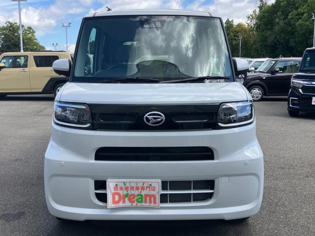 タント Ｘ　届出済未使用車　片側電動スライドドア　衝突被害軽減ブレーキ　電子パーキング　オートブレーキホールド　禁煙車　電動格納式ドアミラー　スマートキー　横滑り防止装置　ＬＥＤヘッドライト　オートハイビーム（6枚目）