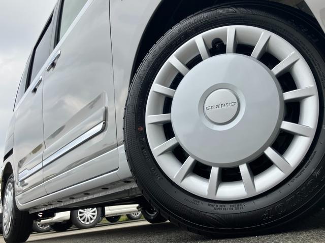 ムーヴキャンバス ストライプスＧ　届出済未使用車　両側電動スライドドア　衝突被害軽減ブレーキ　電子パーキング　　オートブレーキホールド　運転席＆助手席シートヒーター　ホットカップホルダー　スマートキー　アイドリングストップ（18枚目）
