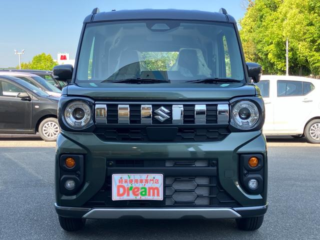 スペーシアギア ハイブリッドＸＺ　届出済未使用車　衝突被害軽減ブレーキ　電子パーキング　ブレーキホールド機能　パーキングセンサー　電動ミラー　シートヒーター　アイドリングストップ　レーンアシスト　フルフラットシート　オートライト（6枚目）