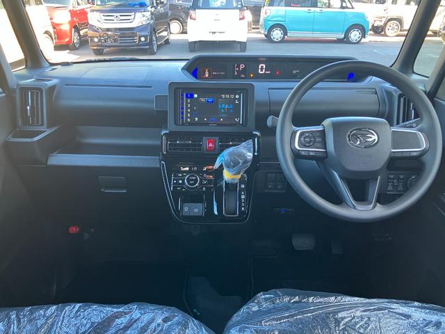 タント カスタムX 届出済未使用車 純正ディスプレイオーディオ バックカメラ ETC 両側電動スライドドア 衝突軽減ブレーキ レーンキープアシスト 純正アルミホイール LEDヘッドライト シートヒーター 禁煙車(31枚目)