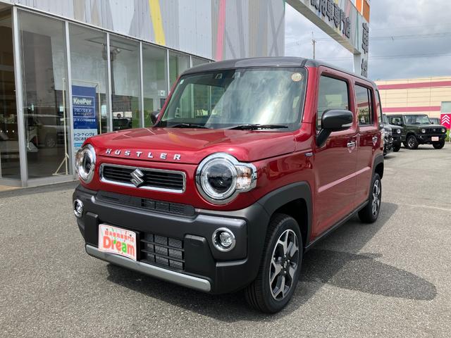 ハスラー ハイブリッドＸ　届出済未使用車　衝突被害軽減ブレーキ　純正アルミホイール　クルーズコントロール　運転席＆助手席シートヒーター　オートエアコン　アイドリングストップ　電動格納式ミラー　ＵＳＢ充電（6枚目）