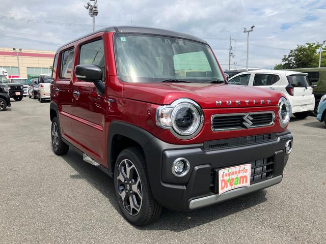 ハスラー ハイブリッドＸ　届出済未使用車　衝突被害軽減ブレーキ　純正アルミホイール　クルーズコントロール　運転席＆助手席シートヒーター　オートエアコン　アイドリングストップ　電動格納式ミラー　ＵＳＢ充電（8枚目）