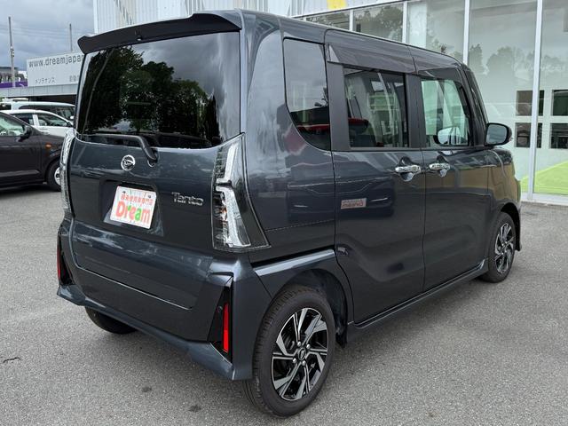 タント カスタムＸ　両側電動スライドドア　衝突被害軽減ブレーキ　電子パーキング　オートブレーキホールド　純正アルミホイール　スマートキー　運転席＆助手席シートヒーター　電動格納式ミラー　オートライト　ステアリングスイッチ（11枚目）