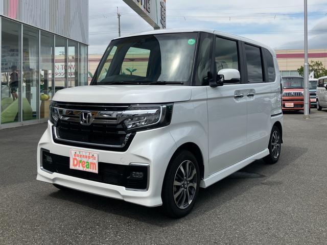 Ｎ－ＢＯＸカスタム Ｌ　ＨｏｎｄａＳＥＮＳＩＮＧ　両側電動スライドドア　電子パーキング　オートブレーキホールド　純正アルミホイール　運転席＆助手席シートヒーター　スマートキー　ＵＳＢ充電　アクセサリーソケット　サンシェード（5枚目）