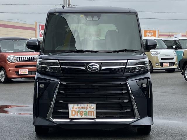 タント カスタムＸ　両側電動スライドドア　衝突軽減ブレーキ　電子パーキング　オートブレーキホールド　純正アルミホイール　運転席＆助手席シートヒーター　リアコーナーセンサー　車線逸脱防止　ＬＥＤヘッドライト（6枚目）