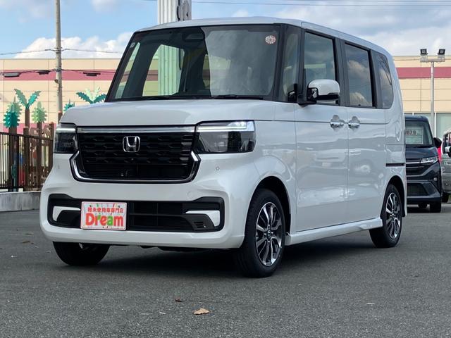 Ｎ－ＢＯＸカスタム ベースグレード　ＨｏｎｄａＳＥＮＳＩＮＧ　片側電動スライドドア　アダプティブクルーズコントロール　純正アルミホイール　ＬＥＤヘッドライト　電子パーキング　オートブレーキホールド　前席シートヒーター　ロールサンシェード（6枚目）