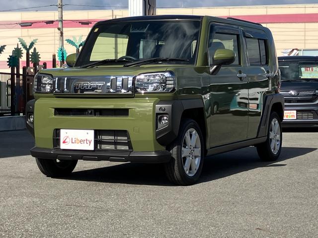 タフト G ディスプレイオーディオ 全方位カメラ ガラスルーフ 純正アルミホイール ルーフレール 衝突被害軽減ブレーキ 電子パーキング オートブレーキホールド 前席シートヒーター アクセサリーソケット(8枚目)