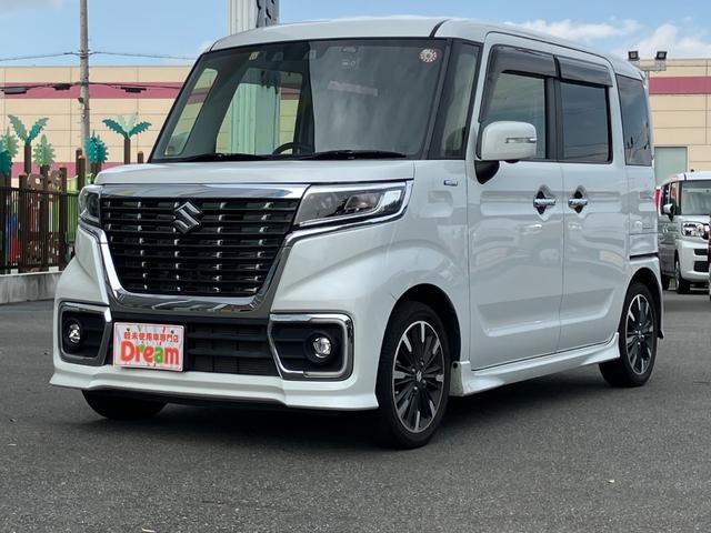 スペーシアカスタム ハイブリッドＸＳ　ナビ　全方位カメラ　ＥＴＣ　Ｂｌｕｅｔｏｏｔｈ接続　両側電動スライドドア　衝突被害軽減ブレーキ　クルーズコントロール　純正アルミホイール　フォグライト　運転席シートヒーター　スマートキー（8枚目）