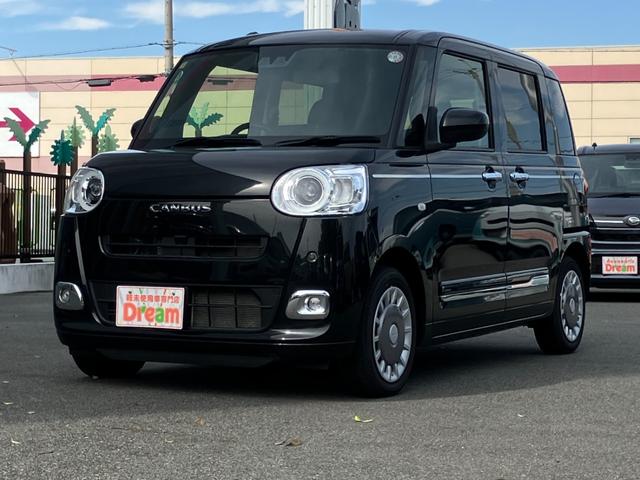 ムーヴキャンバス セオリーＧターボ　両側電動スライドドア　衝突被害軽減ブレーキ　クルーズコントロール　電子パーキング　オートブレーキホールド　パーキングセンサー　シートヒーター　フォグライト　ホットカップホルダー　ステアリングスイッチ（6枚目）