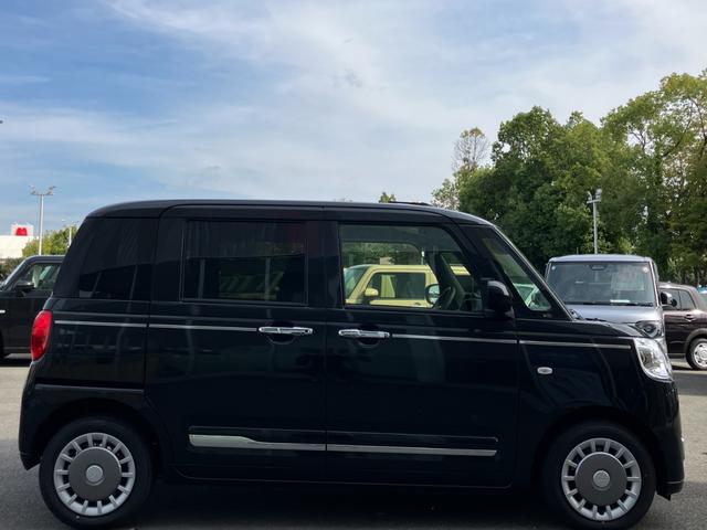 ムーヴキャンバス セオリーＧターボ　両側電動スライドドア　衝突被害軽減ブレーキ　クルーズコントロール　電子パーキング　オートブレーキホールド　パーキングセンサー　シートヒーター　フォグライト　ホットカップホルダー　ステアリングスイッチ（8枚目）