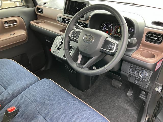 ムーヴキャンバス セオリーＧターボ　両側電動スライドドア　衝突被害軽減ブレーキ　クルーズコントロール　電子パーキング　オートブレーキホールド　パーキングセンサー　シートヒーター　フォグライト　ホットカップホルダー　ステアリングスイッチ（21枚目）