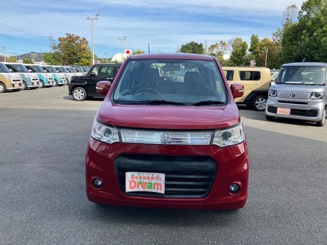 ワゴンＲスティングレー Ｔ　ナビ　純正アルミホイール　キーレス　フォグライト　オートライト　オートエアコン　ステアリングスイッチ　電動格納式ミラー　アイドリングストップ　アクセサリーソケット　助手席シートアンダーボックス（7枚目）