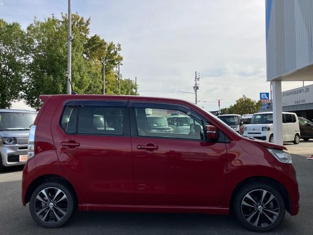 ワゴンＲスティングレー Ｔ　ナビ　純正アルミホイール　キーレス　フォグライト　オートライト　オートエアコン　ステアリングスイッチ　電動格納式ミラー　アイドリングストップ　アクセサリーソケット　助手席シートアンダーボックス（9枚目）