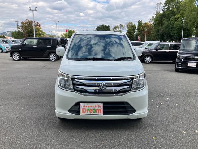 ワゴンＲ ＦＺ　ナビ　衝突被害軽減ブレーキ　純正アルミホイール　ステアリングスイッチ　前席シートヒーター　オートエアコン　スマートキー　アイドリングストップ　横滑り防止機能　マニュアルレベリング機能　電動格納式ミラー（7枚目）