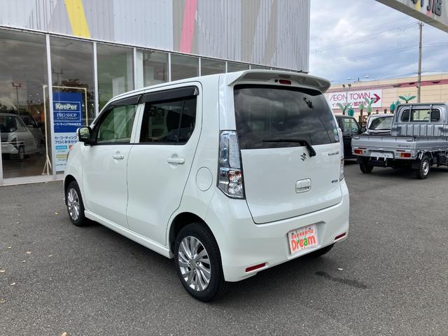 ワゴンＲ ＦＺ　ナビ　衝突被害軽減ブレーキ　純正アルミホイール　ステアリングスイッチ　前席シートヒーター　オートエアコン　スマートキー　アイドリングストップ　横滑り防止機能　マニュアルレベリング機能　電動格納式ミラー（11枚目）
