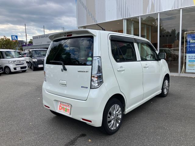 ワゴンＲ ＦＺ　ナビ　衝突被害軽減ブレーキ　純正アルミホイール　ステアリングスイッチ　前席シートヒーター　オートエアコン　スマートキー　アイドリングストップ　横滑り防止機能　マニュアルレベリング機能　電動格納式ミラー（13枚目）