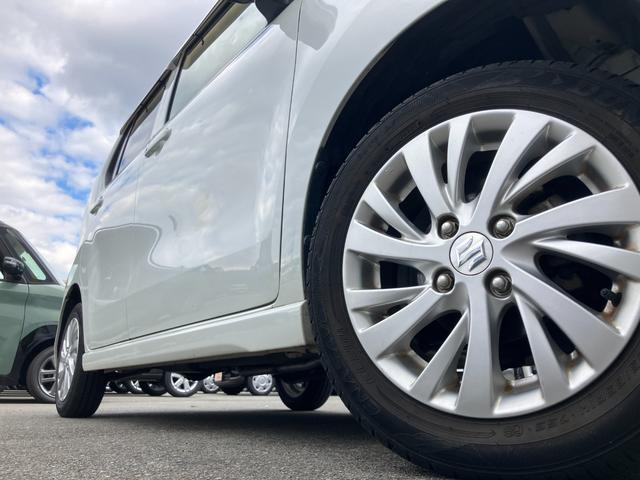 ワゴンＲ ＦＺ　ナビ　衝突被害軽減ブレーキ　純正アルミホイール　ステアリングスイッチ　前席シートヒーター　オートエアコン　スマートキー　アイドリングストップ　横滑り防止機能　マニュアルレベリング機能　電動格納式ミラー（22枚目）