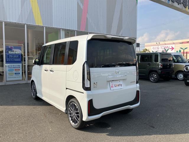 N-BOXカスタム ターボ 両側電動スライドドア クリアランスソナー レーンアシスト オートライト スマートキー アイドリングストップ 電動格納ミラー シートヒーター CVT ESC チップアップシート(12枚目)