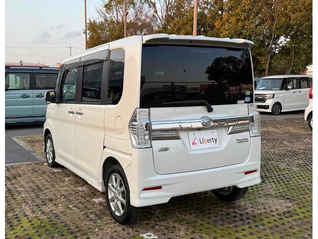 タント カスタムＸ　スマートセレクションＳＡ　ＥＴＣ　バックカメラ　両側スライド・片側電動　ナビ　ＴＶ　衝突被害軽減システム　オートライト　スマートキー　アイドリングストップ　電動格納ミラー　ベンチシート　ＣＶＴ　ＥＳＣ（14枚目）