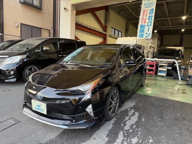プリウス Sセーフティプラス モデリスタエアロ社外AW大画面ナビDVD地デジBluetoothバックカメラETC駐車アシストLEDライトクルコン走行支援(8枚目)