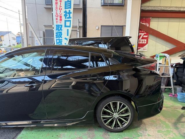 プリウス Sセーフティプラス モデリスタエアロ社外AW大画面ナビDVD地デジBluetoothバックカメラETC駐車アシストLEDライトクルコン走行支援(16枚目)