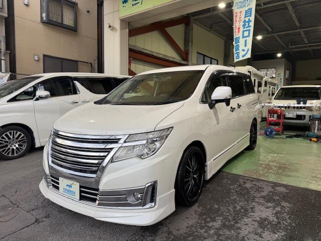 エルグランド ライダー エアロ社外AWナビ地デジバックカメラパワースライドドアPバックドアオットマンETCインテリキーフォグWサンルーフBluetooth(9枚目)