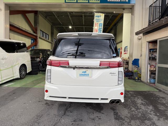 エルグランド ライダー エアロ社外AWナビ地デジバックカメラパワースライドドアPバックドアオットマンETCインテリキーフォグWサンルーフBluetooth(14枚目)