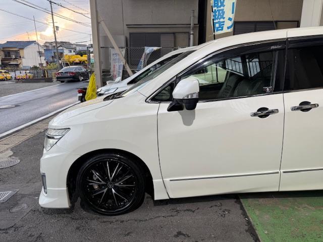 エルグランド ライダー エアロ社外AWナビ地デジバックカメラパワースライドドアPバックドアオットマンETCインテリキーフォグWサンルーフBluetooth(16枚目)