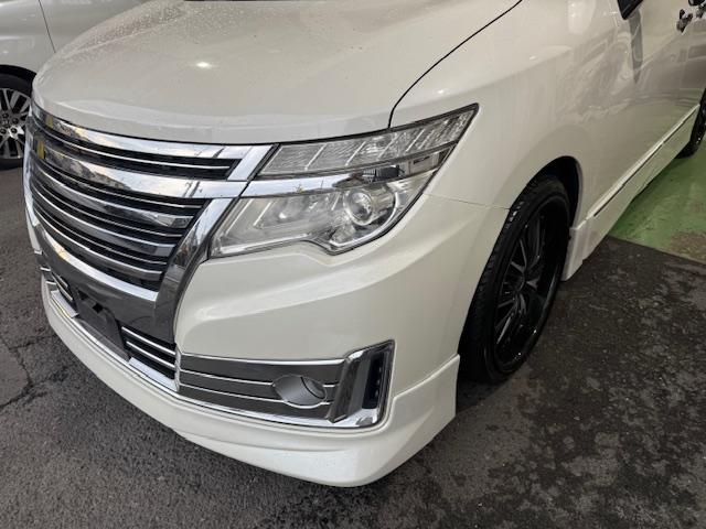 エルグランド ライダー エアロ社外AWナビ地デジバックカメラパワースライドドアPバックドアオットマンETCインテリキーフォグWサンルーフBluetooth(48枚目)