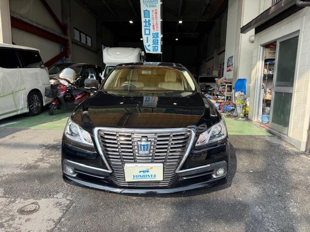 クラウンハイブリッド ロイヤルサルーンG 車高調社外AW本革ETCクルコンスマートキーナビ地デジBluetoothBカメシートエアコンメモリーシートフォグ(14枚目)
