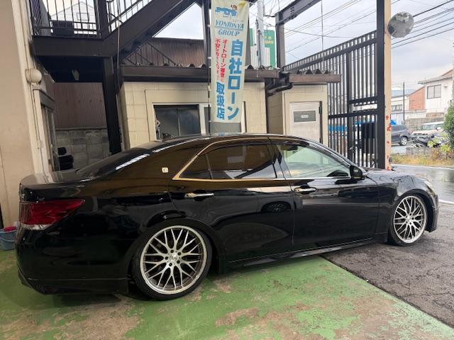 クラウン アスリートＧ　車高調社外ＡＷ黒革ＥＴＣクルコンスマートキーナビ地デジＢｌｕｅｔｏｏｔｈＢカメシートエアコンサンシェードメモリーシートフォグ黒革サンルーフ（11枚目）