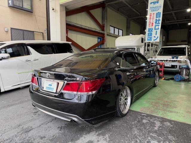 クラウン アスリートＧ　車高調社外ＡＷ黒革ＥＴＣクルコンスマートキーナビ地デジＢｌｕｅｔｏｏｔｈＢカメシートエアコンサンシェードメモリーシートフォグ黒革サンルーフ（13枚目）
