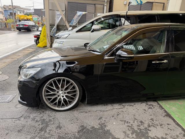 クラウン アスリートＧ　車高調社外ＡＷ黒革ＥＴＣクルコンスマートキーナビ地デジＢｌｕｅｔｏｏｔｈＢカメシートエアコンサンシェードメモリーシートフォグ黒革サンルーフ（16枚目）