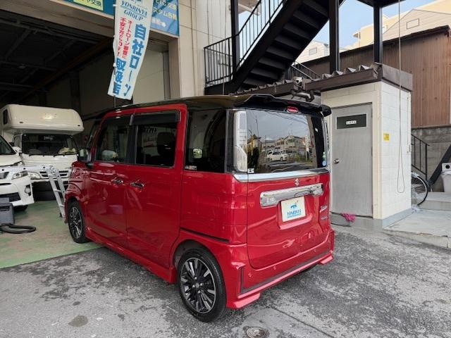 スペーシアカスタム ハイブリッドＸＳターボ　社外ナビ・ＤＶＤ・地デジ・Ｂｌｕｅｔｏｏｔｈ・ＥＴＣ・両側パワースライドドア・サンシェード・テーブル・インテリキー・シートヒーター（11枚目）
