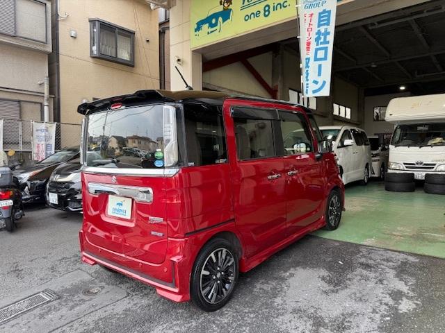 スペーシアカスタム ハイブリッドＸＳターボ　社外ナビ・ＤＶＤ・地デジ・Ｂｌｕｅｔｏｏｔｈ・ＥＴＣ・両側パワースライドドア・サンシェード・テーブル・インテリキー・シートヒーター（12枚目）