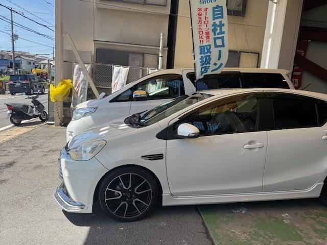 アクア Ｇ　Ｇ’ｓ　エアロナビ地デジＤＶＤバックカメラＢｌｕｅｔｏｏｔｈＥＴＣシートヒーターＬＥＤライトフォグスマートキーエンジンＰスタ純正ＡＷ（15枚目）