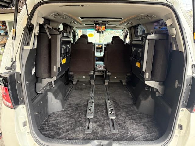 アルファード ２４０Ｓ　プライムセレクションＩＩ　車高調社外ＡＷナビ地デジＢカメＥＴＣＢｌｕｅｔｏｏｔｈ両側Ｐ後部モニタークルコンオットマンＬＥＤライトフォグサンルーフウィンカーミラースマートキー（40枚目）