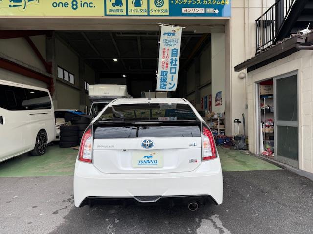 プリウス Ｓツーリングセレクション・Ｇ’ｓ　社外ＡＷナビＤＶＤ地デジＢｌｕｅｔｏｏｔｈバックカメラＥＴＣＬＥＤライトフォグスマートキー（13枚目）