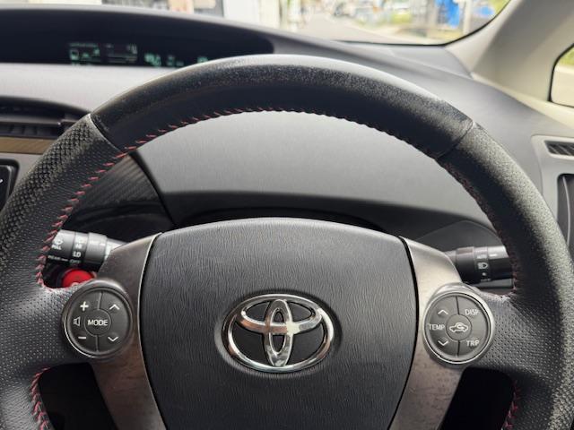 プリウス Ｓツーリングセレクション・Ｇ’ｓ　社外ＡＷナビＤＶＤ地デジＢｌｕｅｔｏｏｔｈバックカメラＥＴＣＬＥＤライトフォグスマートキー（26枚目）