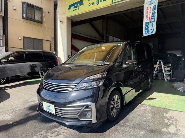 セレナ ライダー プロパイロットエディション 純正ナビ地デジBカメBluetoothETC両側PスラプロパイロットUSB接続テーブルサンシェードクルコン運転支援障害物センサー純正AWワンオーナー(8枚目)