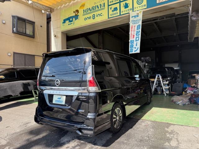 セレナ ライダー プロパイロットエディション 純正ナビ地デジBカメBluetoothETC両側PスラプロパイロットUSB接続テーブルサンシェードクルコン運転支援障害物センサー純正AWワンオーナー(12枚目)
